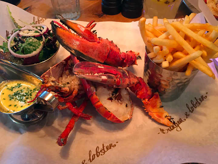 Burger and Lobster