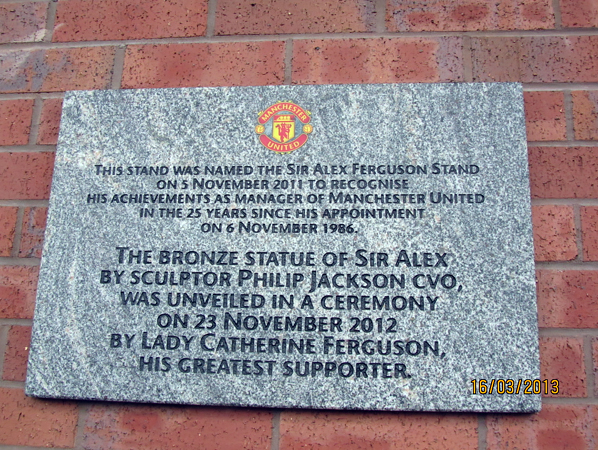 Sir Alex Ferguson Statue